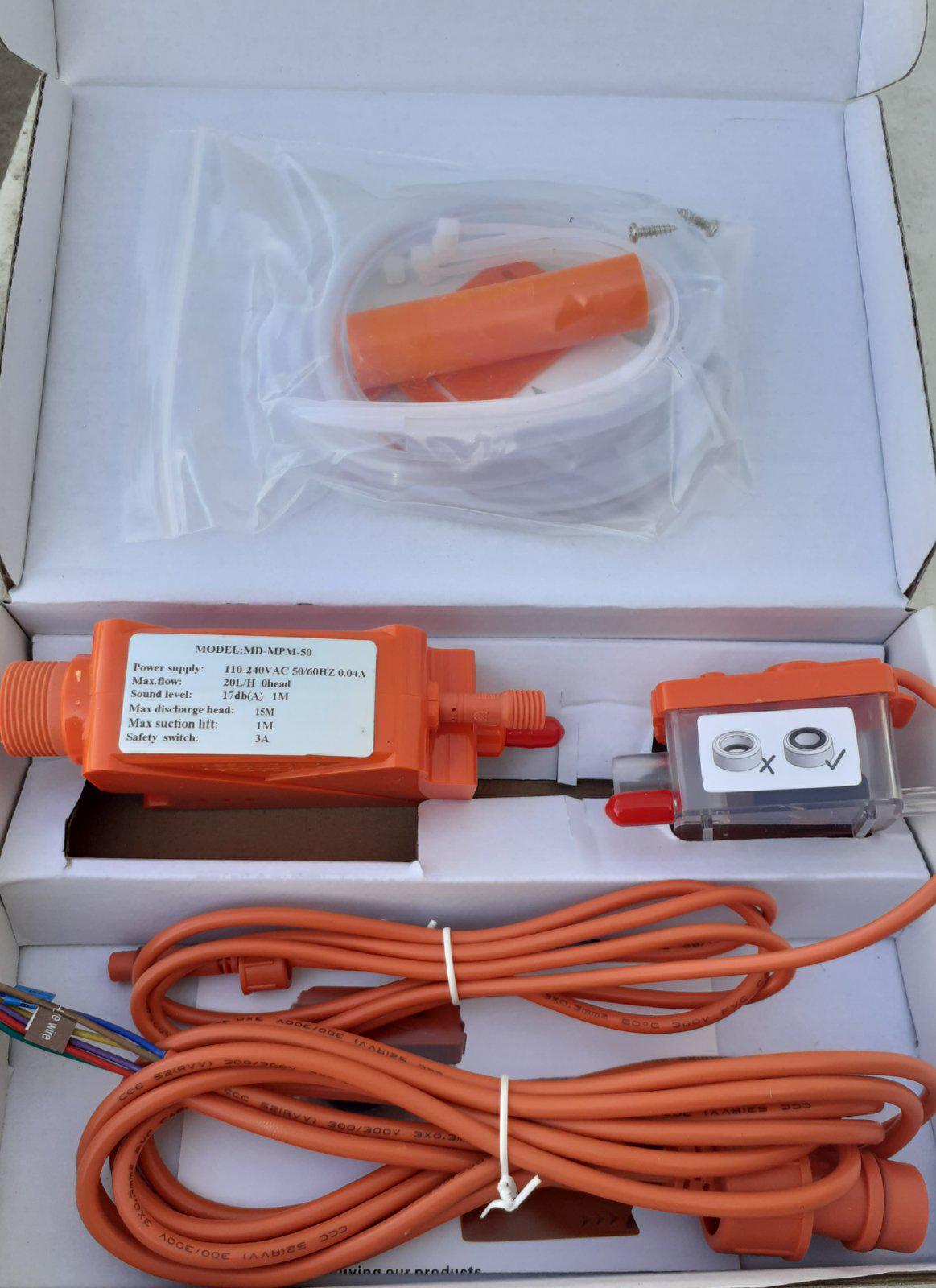 Насос для кондиціонерів CP-1218 MD-MPM-50Mini дренажний Orange - фото 4