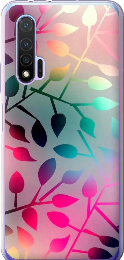 Чехол на Huawei Nova 6 Листья (2235u-1821-42517)