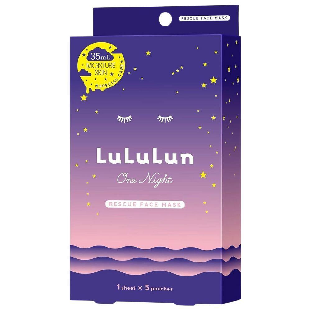 Маска тканевая против сухости кожи LULULUN Face Mask One Night Rescue Moisture 1 шт. х 5 уп. (3008158204) Маска тканевая против сухости кожи LULULUN Face Mask One Night Rescue Moisture 1 шт. х 5 уп. (3008158204)