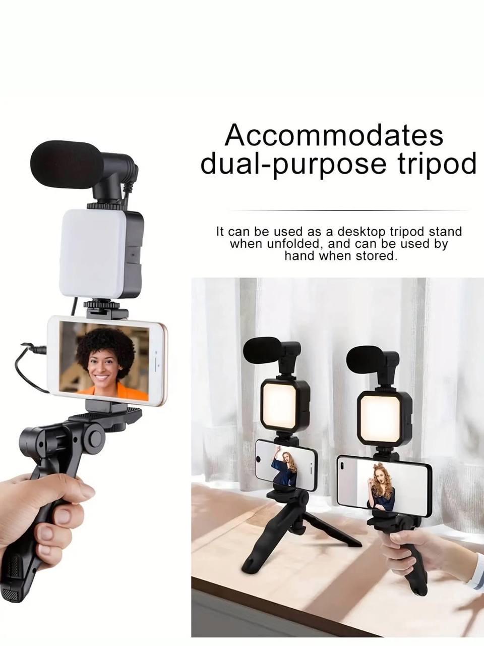 Накамерный свет LED Р5 7,5х7,5 см со встроенным аккумулятором 1800mAh для видео та фотосемки - фото 6