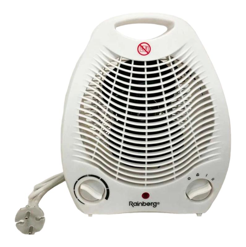 Тепловентилятор побутовий Rainberg 2000 Вт Білий (322844)