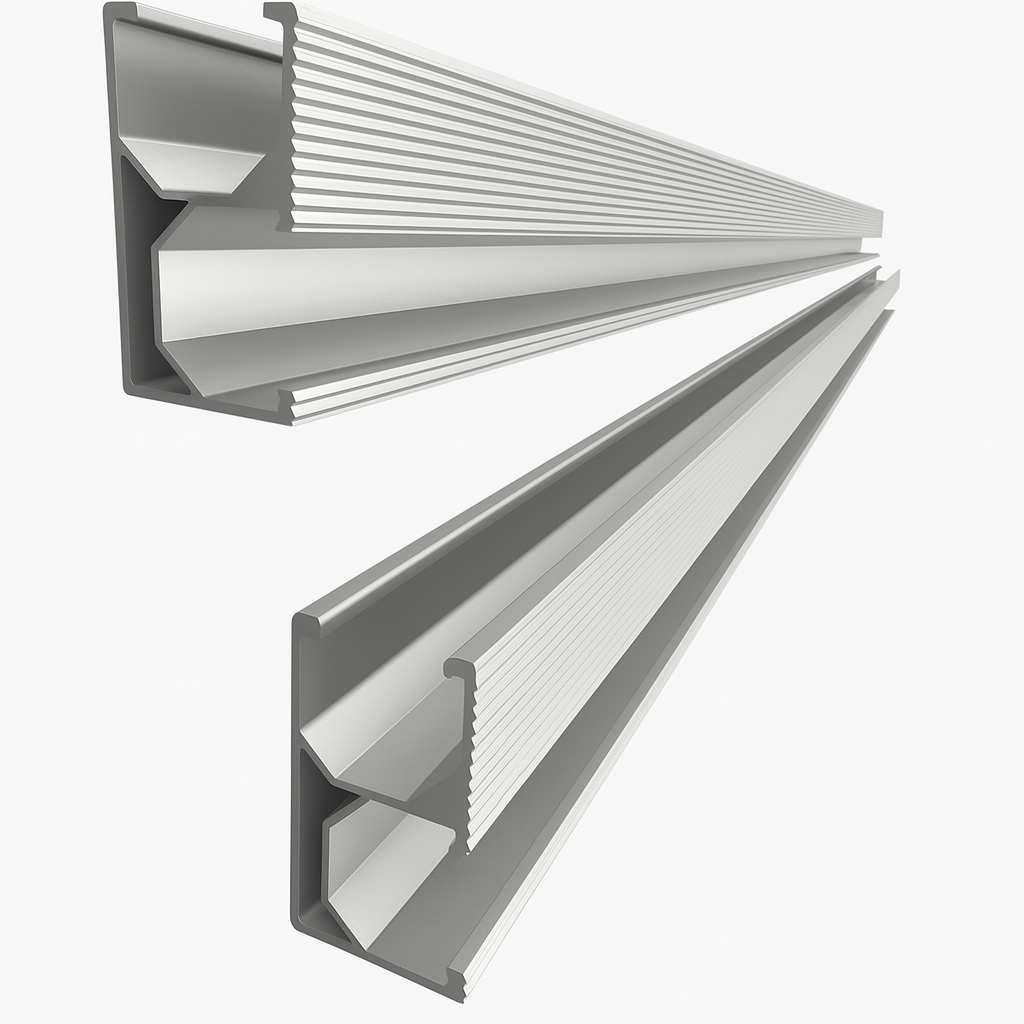 Алюмінієвий профіль для монтажу сонячних панелей Al Light D L1150 Сірий (27918036)