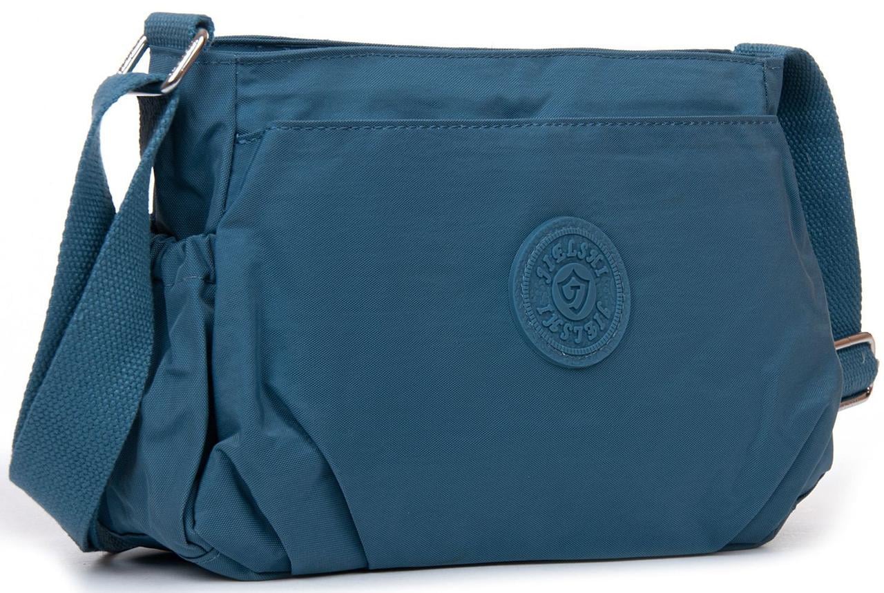 Сумка женская на плечо Jielshi LANH6-31 текстильная Синий