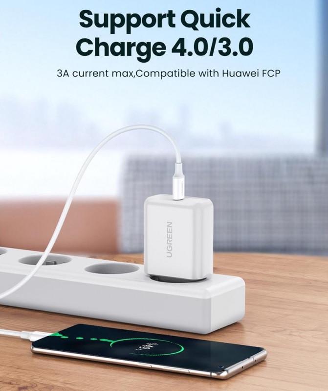 Кабель зарядный Ugreen USB 2,0 Type-C to Type-C PD QC 4,0 2 м (US264) - фото 4