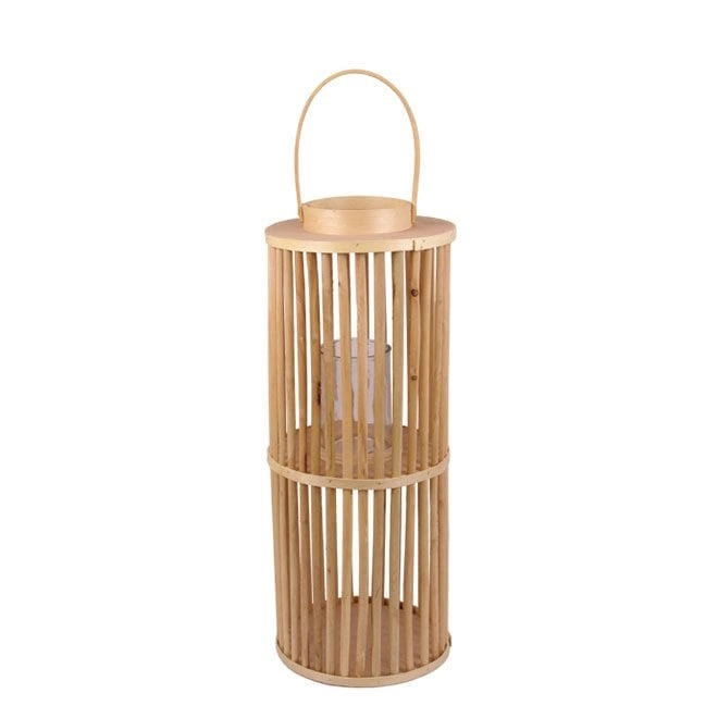 Подсвечник-фонарь с ручкой LUCIE NATURAL HTO8033 (35453)