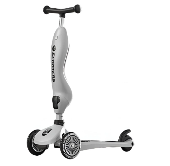 Самокат-трансформер детский Kuyouqi с подсветкой и сидением Серый (Scooter Kuyouqi-2) Самокат-трансформер детский Kuyouqi с подсветкой и сидением Серый (Scooter Kuyouqi-2)