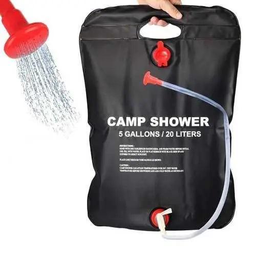 Душ туристический переносной производный Camp Shower пластиковый резервуар со шлангом 20 л (2079257711) - фото 2