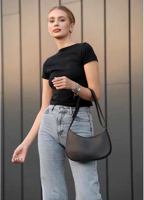 Женская сумка кросс-боди Sambag из экокожи Черный (1073029716)