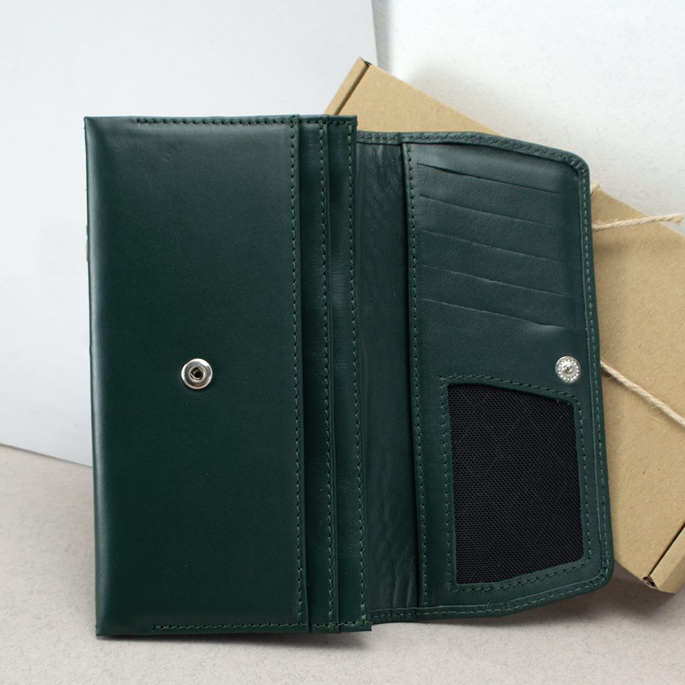 ᐉ Кошелек женский кожаный Leona питон Зеленый (2115433206) • Купить в ...