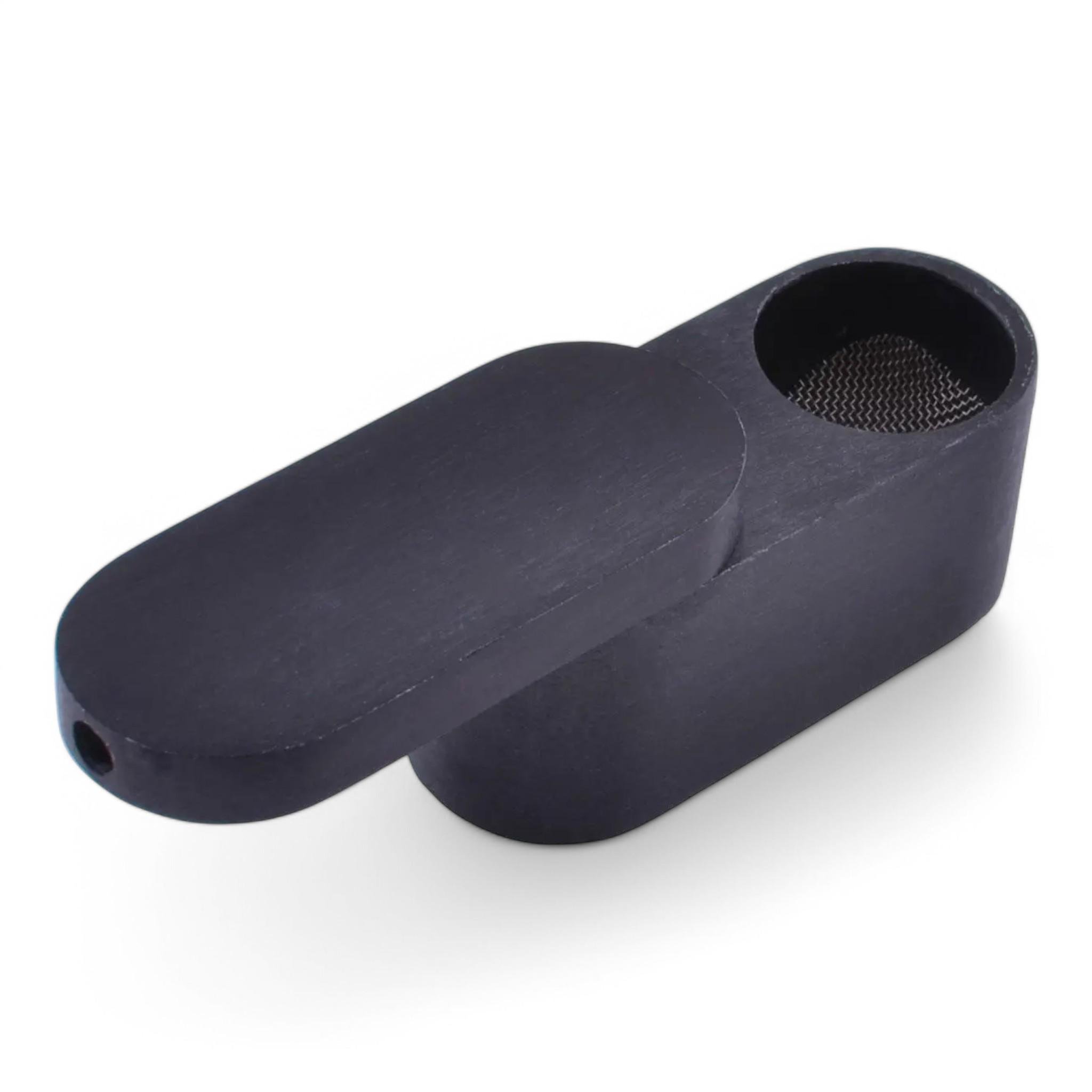 Люлька курильна-трансформер Pocket Metal кишенькова металева Black (HL-317)