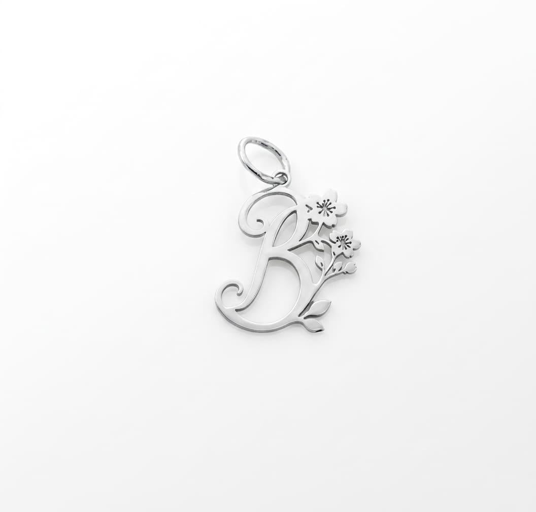 Кулон срібний Maxi Silver 9704 у вигляді літери В (89704)