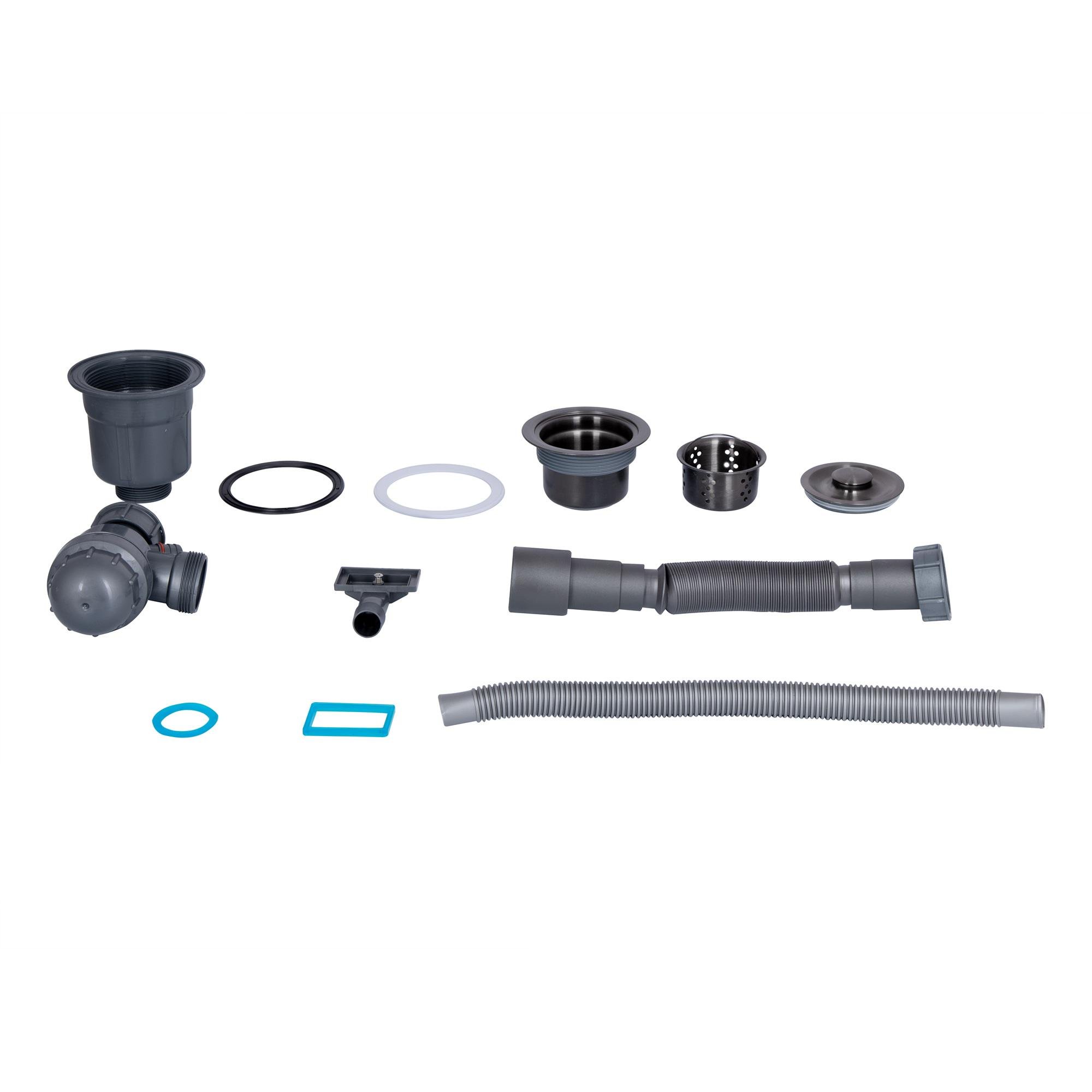 Мийка для кухні інтегрована Lidz Handmade H7849BR Brushed Black PVD крило праворуч з дозатором 3/1 мм (31022583) - фото 9 Мийка для кухні інтегрована Lidz Handmade H7849BR Brushed Black PVD крило праворуч з дозатором 3/1 мм (31022583) - фото 9