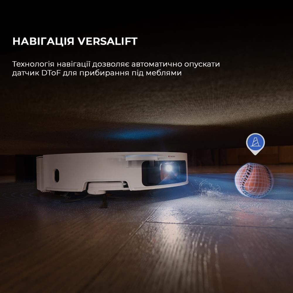 Робот-пилосос DREAME X50 Ultra Complete RLX85CE-4-WH White - фото 2 Робот-пилосос DREAME X50 Ultra Complete RLX85CE-4-WH White - фото 2