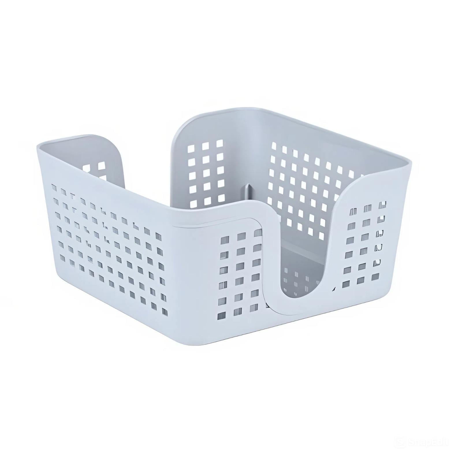 Серветниця відкритого типу PB-840 15х15х9 см Світло-Сірий (31845276)