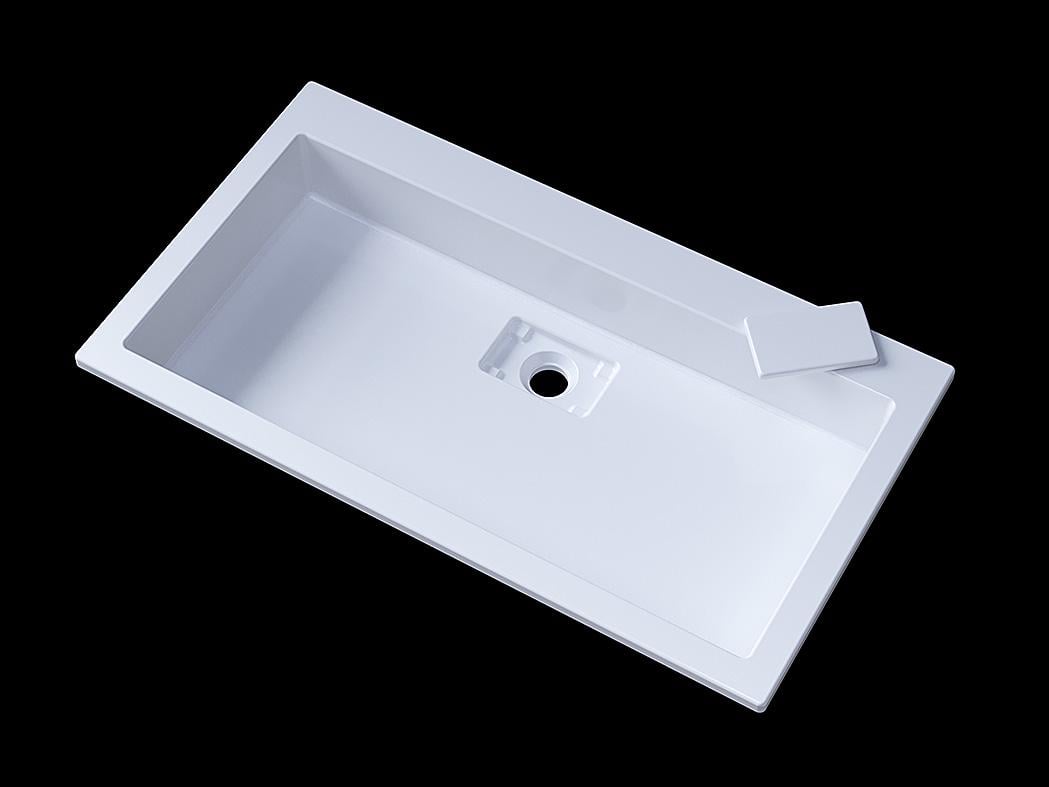 Умивальник накладний Status Aria Low 80 White (725) - фото 10