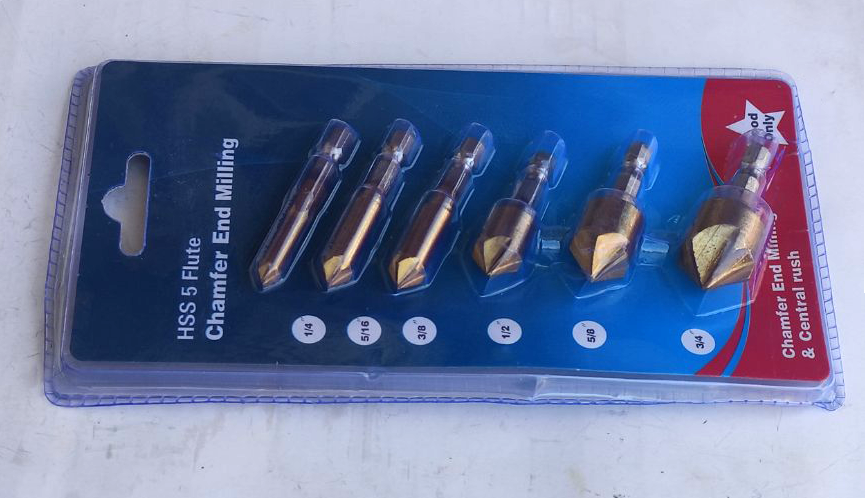 Набір зенкерів HSS-TIN 6 шт. (44985) - фото 2