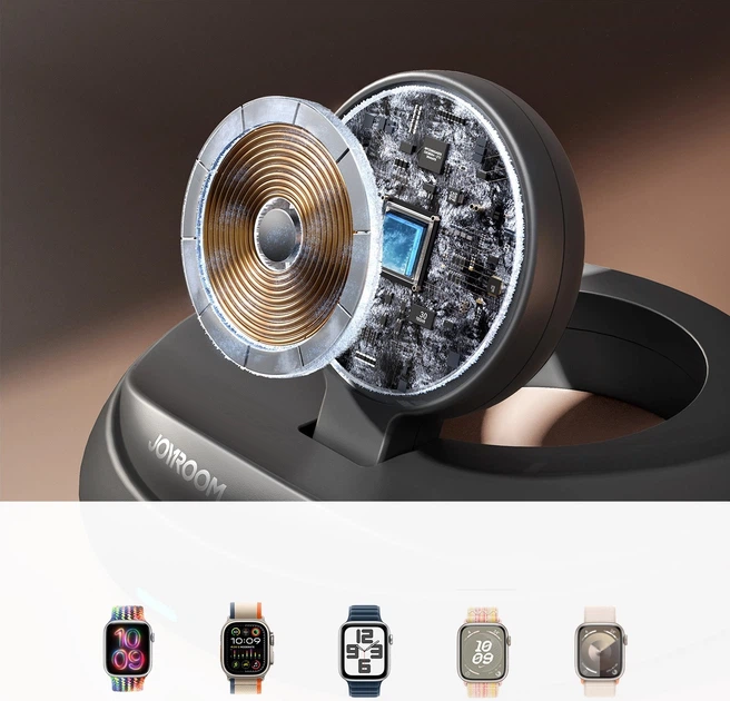 Бездротовий зарядний пристрій Joyroom JR-W12 для Apple Watch Black - фото 9