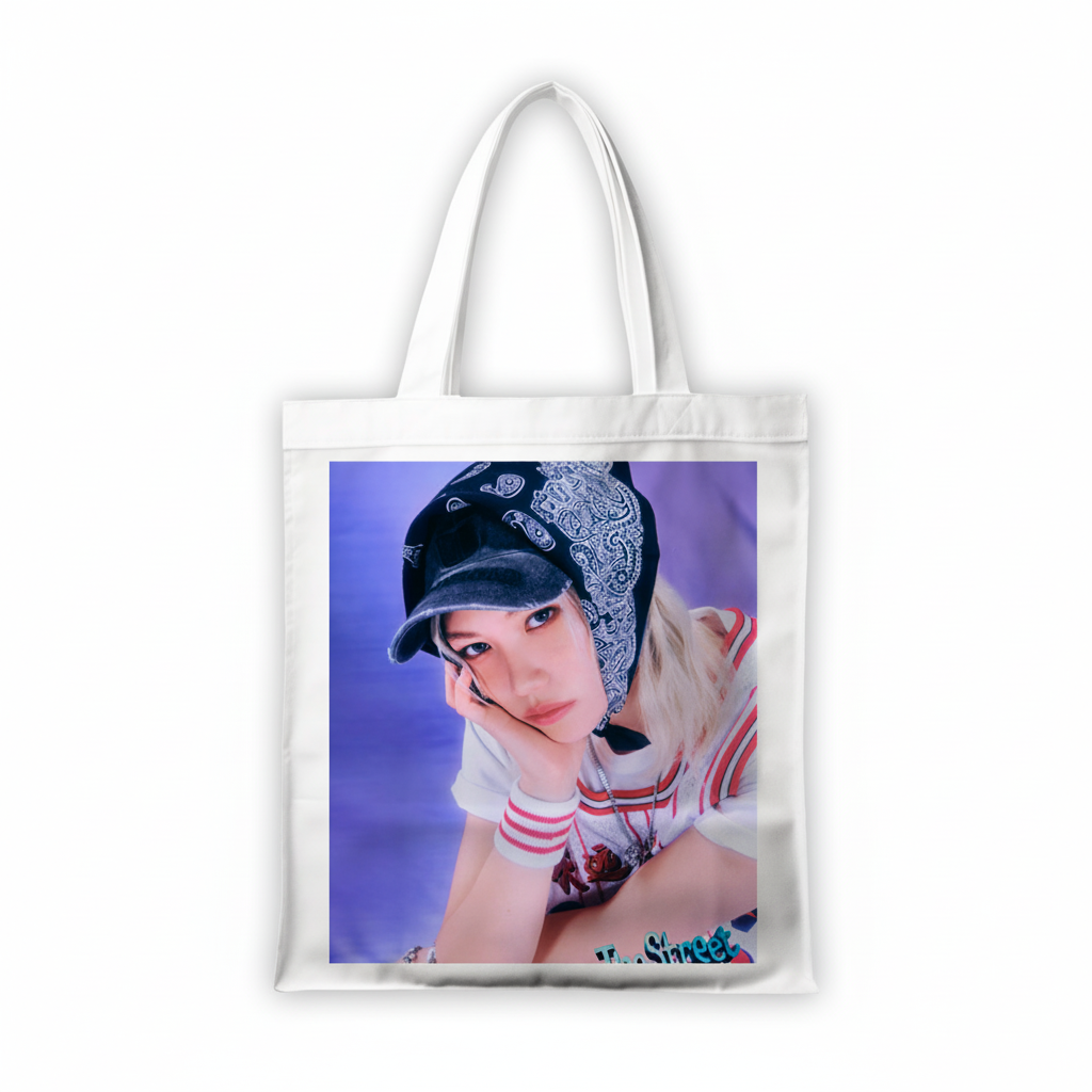 Сумка-шопер Stray Kids з габардину Білий (11359)