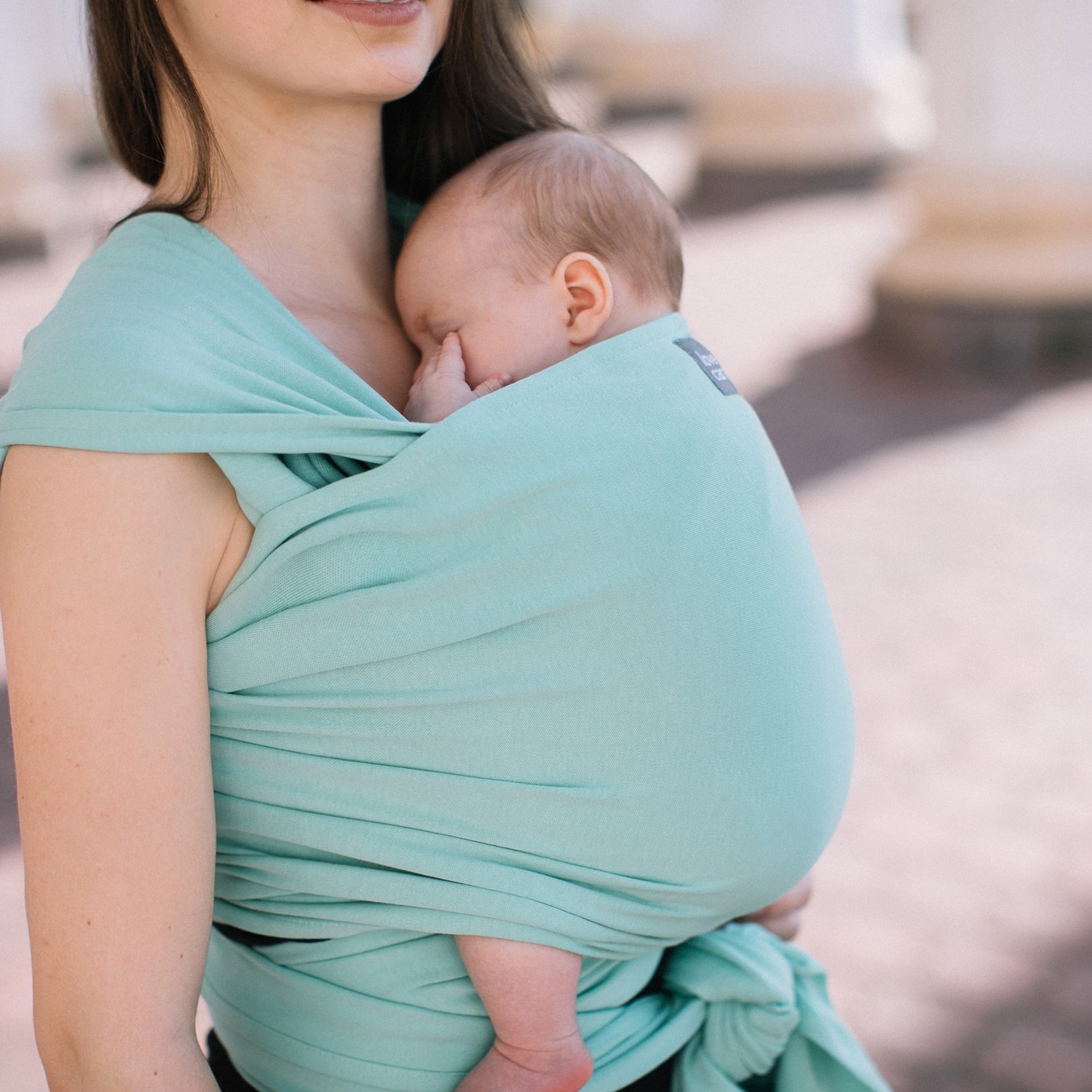 Трикотажный слинг-шарф Love & Carry - Минт