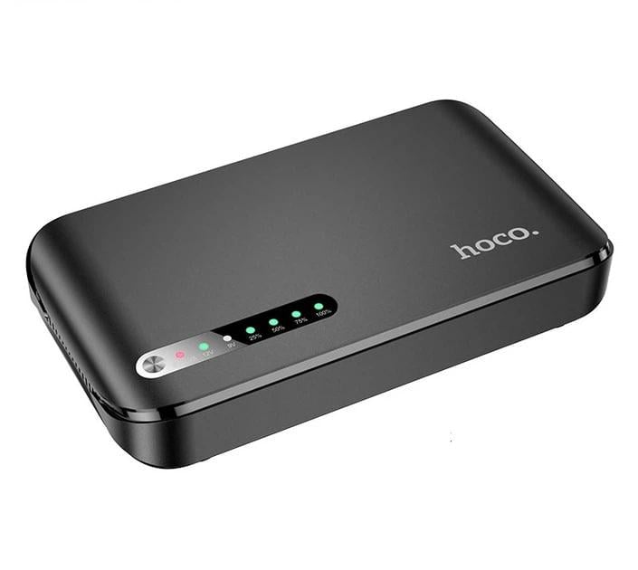 Источник бесперебойного питания Hoco UPS 20000 mAh 18 W POE 15–24 V/5 V/9 V/12 V Черный (DB62)