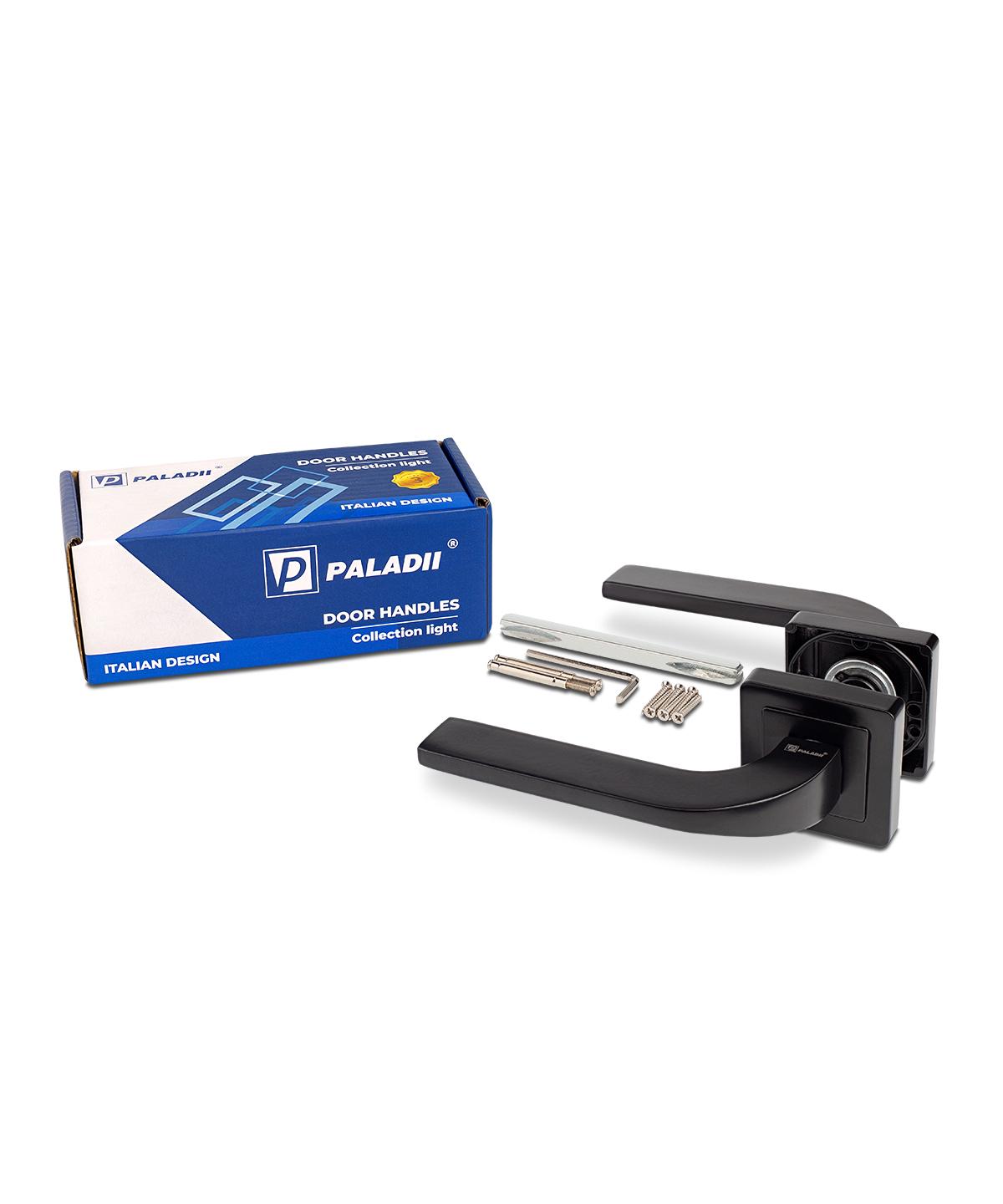 Ручка на розетці Paladii РЕБЕКА BN квадратна Чорний (ПР157) - фото 2