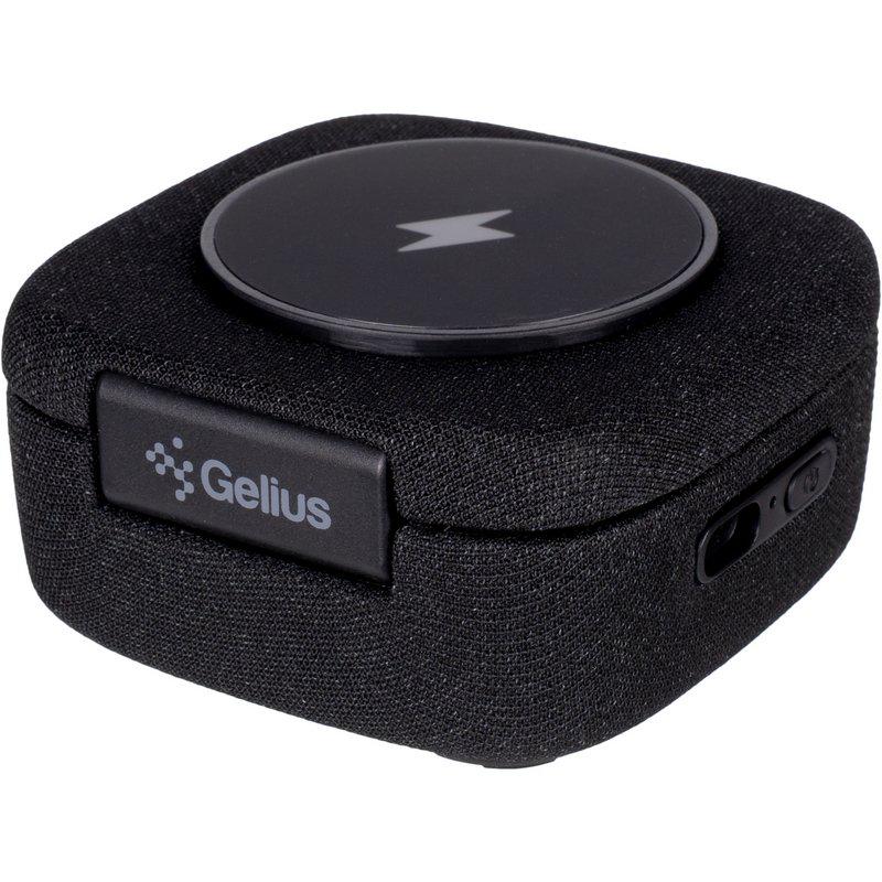 Портативна колонка з бездротовою зарядкою Gelius AirBeat GP-BS550 Bluetooth Black (101289) - фото 5 Портативна колонка з бездротовою зарядкою Gelius AirBeat GP-BS550 Bluetooth Black (101289) - фото 5