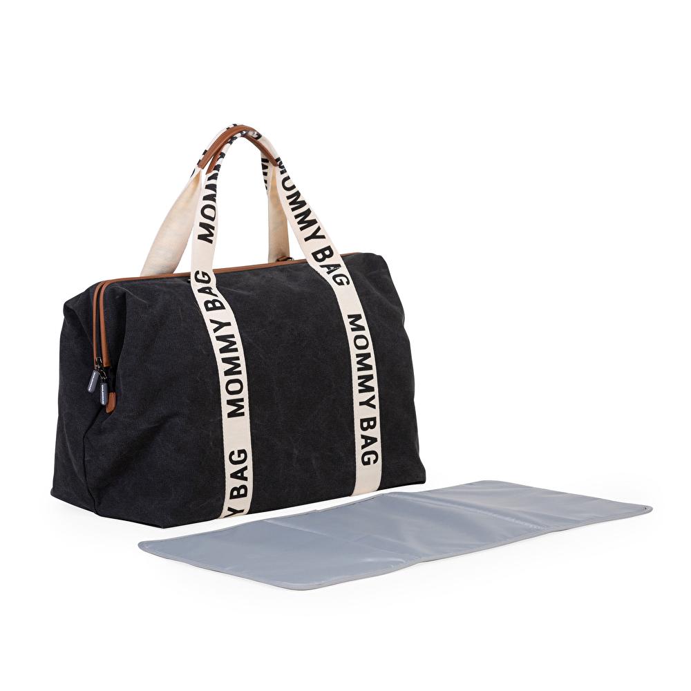 Сумка Childhome Mommy bag Signature Canvas/Black (CWMBBSCBL ) - фото 2