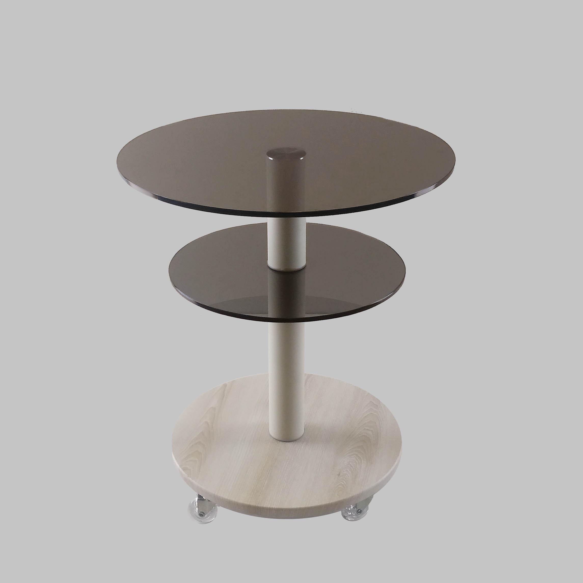 Стол журнальный стеклянный Commus Bravo Light 425 K bronza-pepel-bg60 Бежевый (422860194) - фото 5 Стол журнальный стеклянный Commus Bravo Light 425 K bronza-pepel-bg60 Бежевый (422860194) - фото 5