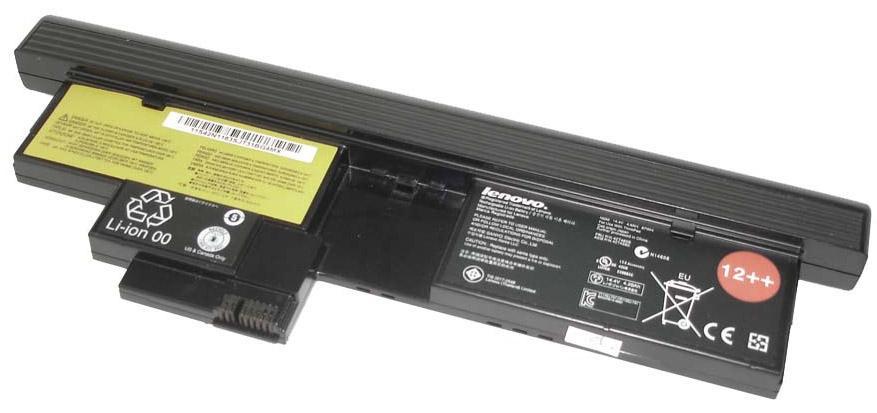 Аккумулятор для ноутбука Lenovo-IBM 43R9257 ThinkPad X200 14,4V 4600 mAh Black