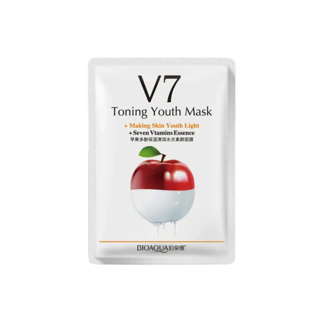 Маска для обличчя Bioaqua Toning Youth Mask V7 Apple 30 г (11000898)