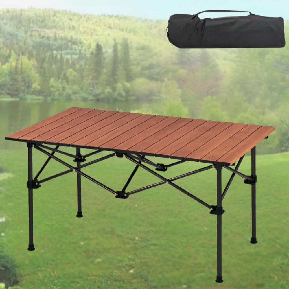 Туристичний стіл складаний дерев'яний 94х55х49 см (120.1763) - фото 2 Туристичний стіл складаний дерев'яний 94х55х49 см (120.1763) - фото 2