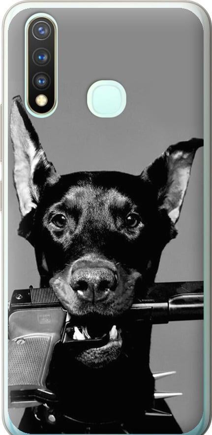 Чехол на Vivo Y19 Доберман (2745t-630-42517) Чехол на Vivo Y19 Доберман (2745t-630-42517)