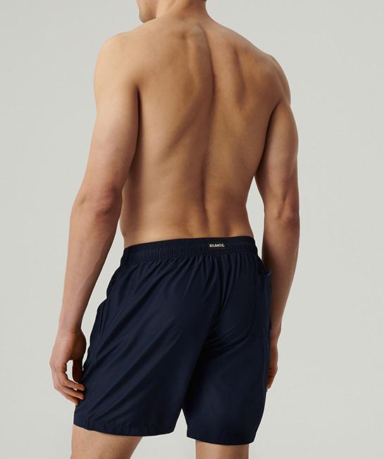 Шорти пляжні чоловічі Atlantic KMB-223 із сітчастою підкладкою L Темно-синій (2596973201) - фото 2 Шорти пляжні чоловічі Atlantic KMB-223 із сітчастою підкладкою L Темно-синій (2596973201) - фото 2