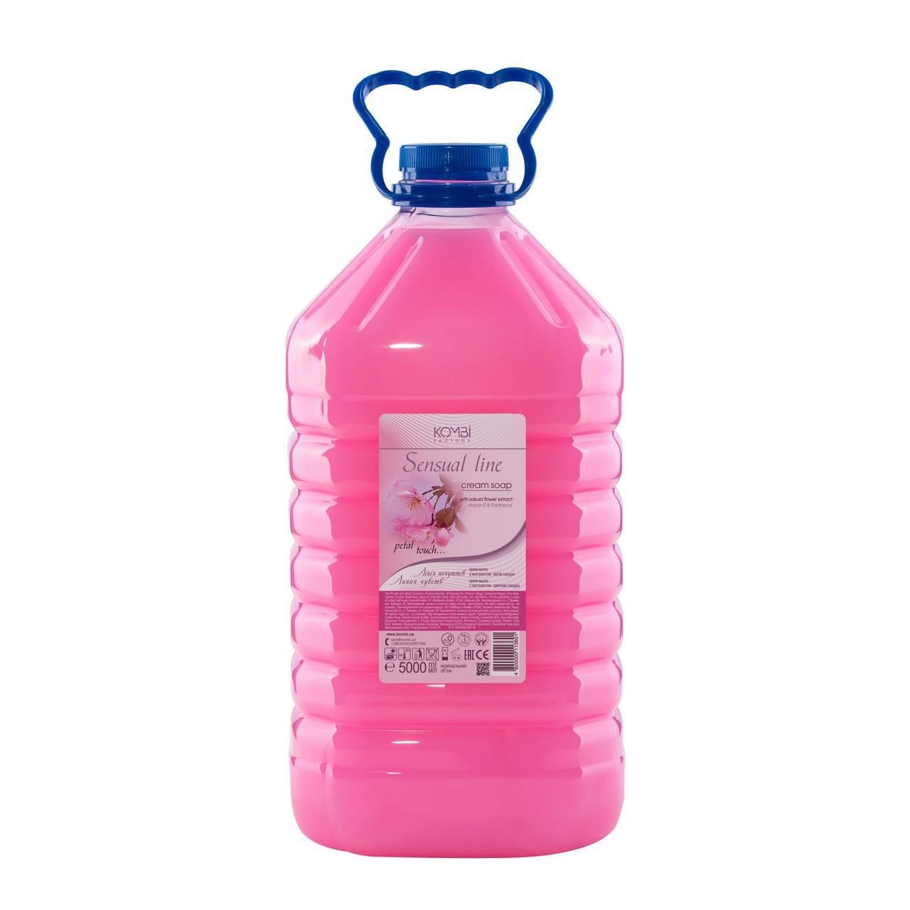 Крем-мыло Kombi Factory "Линия чувств" Прикосновение лепестка ПЕТ бутылка 5000 мл (2609113830)