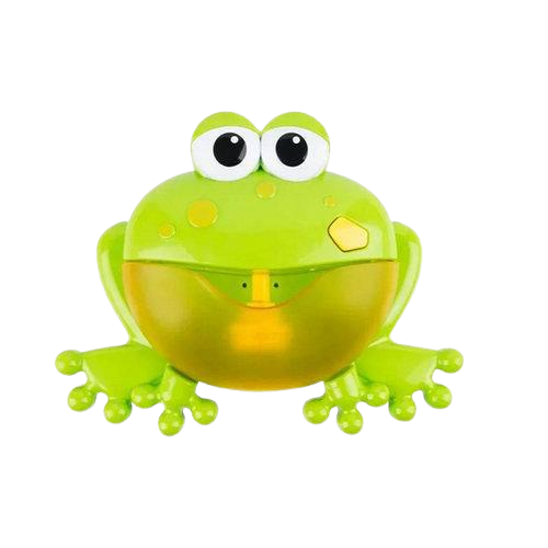 Генератор пены для ванной Лягушка музыка на батарейках в коробке (69585)