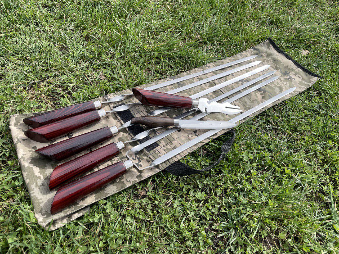 Набор шампуров RED Mix 11 в чехле