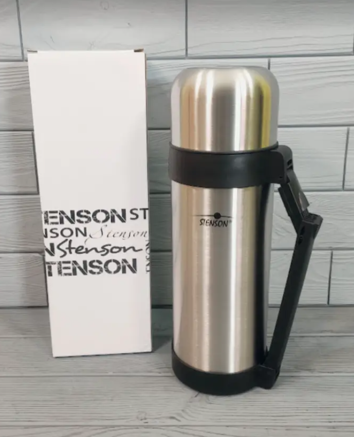 Термос харчовий/питний Stenson MT-0274 2в1 1500 мл з нержавіючої сталі - фото 2 Термос харчовий/питний Stenson MT-0274 2в1 1500 мл з нержавіючої сталі - фото 2