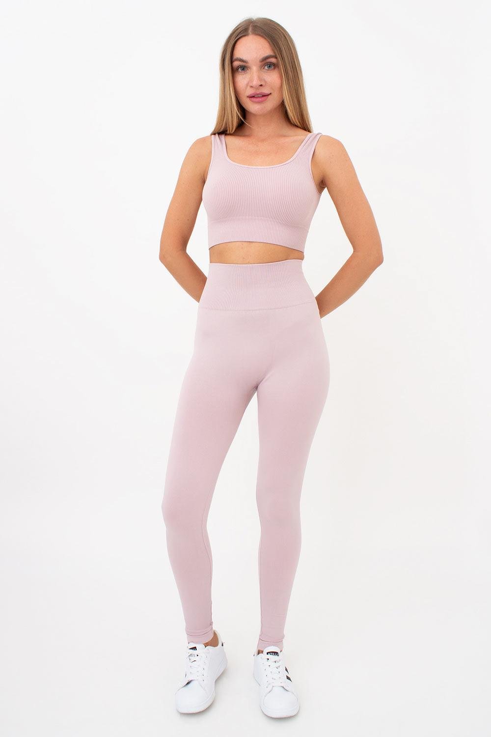 Леггинсы бесшовные с пуш-ап Giulia LEGGINGS SPORT SHAPE L/XL Pink-burnished lilac (27513197) - фото 4 Леггинсы бесшовные с пуш-ап Giulia LEGGINGS SPORT SHAPE L/XL Pink-burnished lilac (27513197) - фото 4