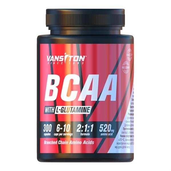 Аминокислота BCAA для спорта Vansiton BCAA 300 капс.