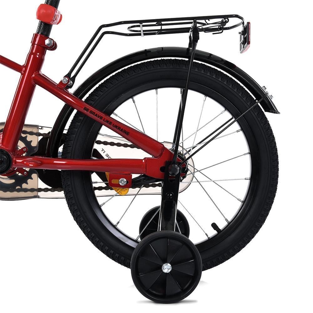 Дитячий велосипед PROF1 Brave 14" з багажником Червоний - фото 6 Дитячий велосипед PROF1 Brave 14" з багажником Червоний - фото 6
