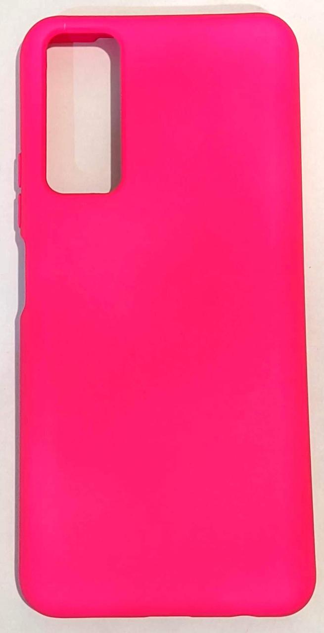 Силікон Silicone Case Huawei P SMART 2021 PINK NEON - фото 1