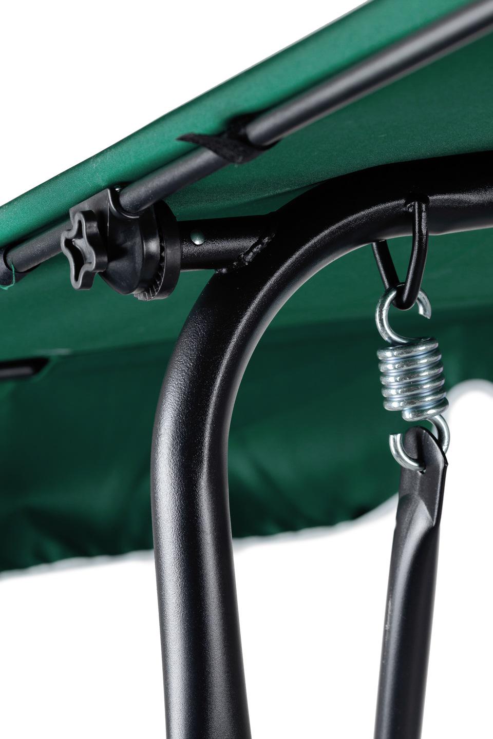 Садовая качеля на 3 человека Зеленый - фото 7 Садовая качеля на 3 человека Зеленый - фото 7