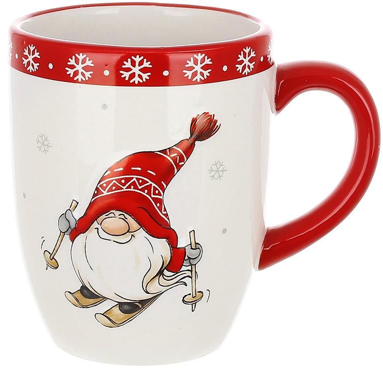 Кружка керамічна Веселі Гноми 400 мл - фото 1 Кружка керамічна Веселі Гноми 400 мл - фото 1