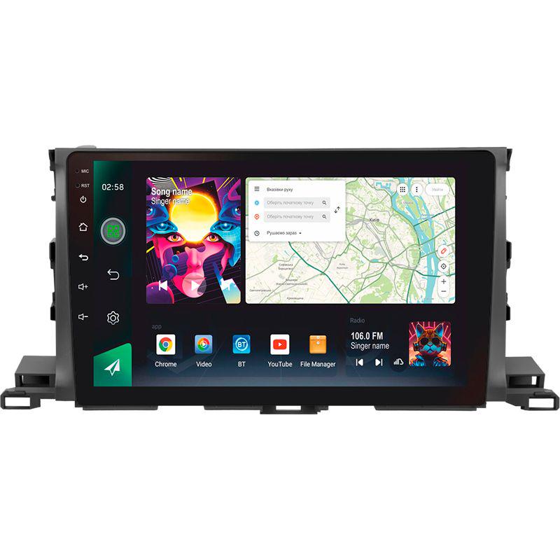 Магнитола штатная Sigma PRO 108128 2K 8/128 GB Toyota Highlander 3 XU50 2013-2018 10" (AR-79203)