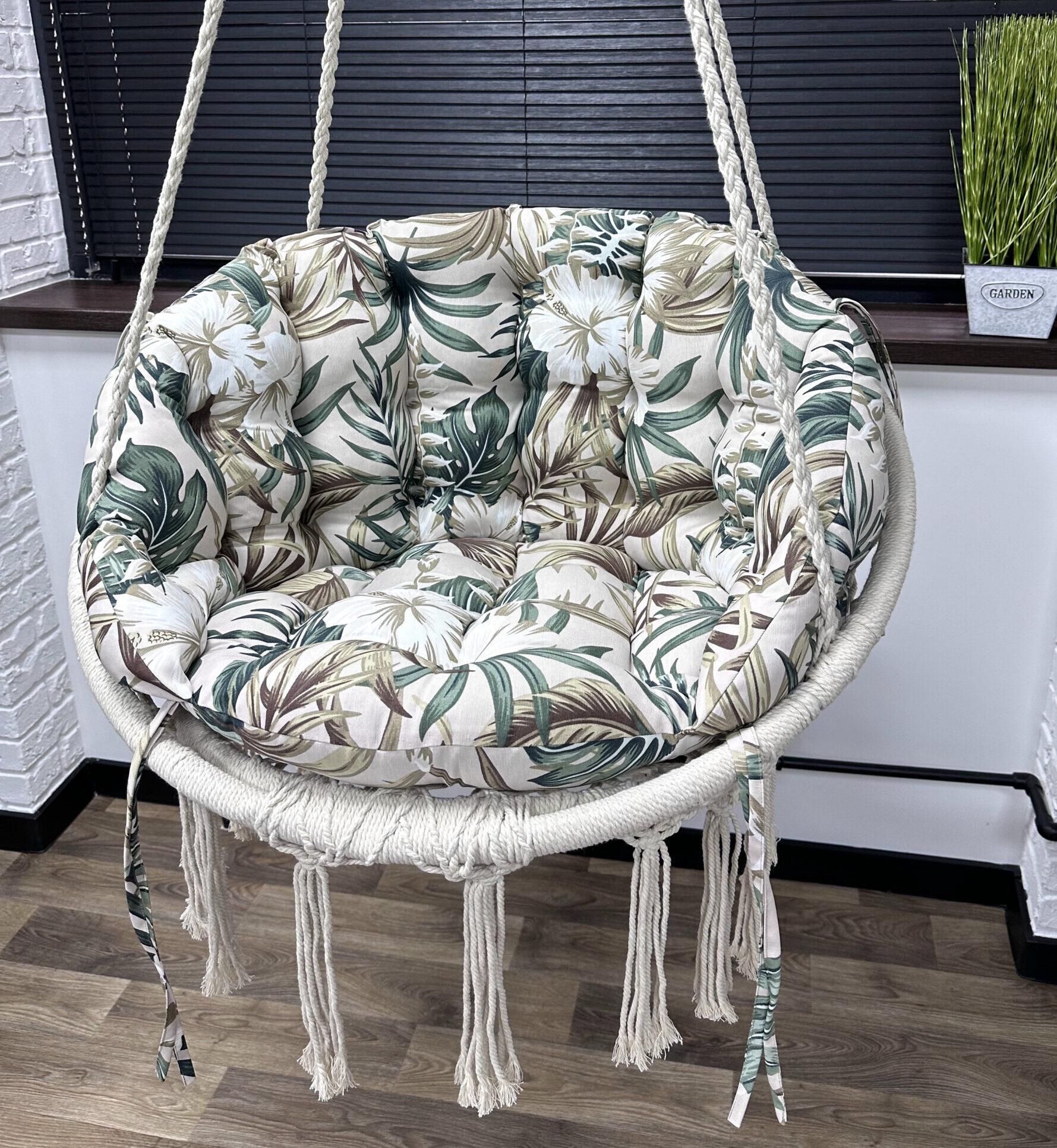 Подушка Comfort Home Hibiscus для подвесной качели 60х40 см
