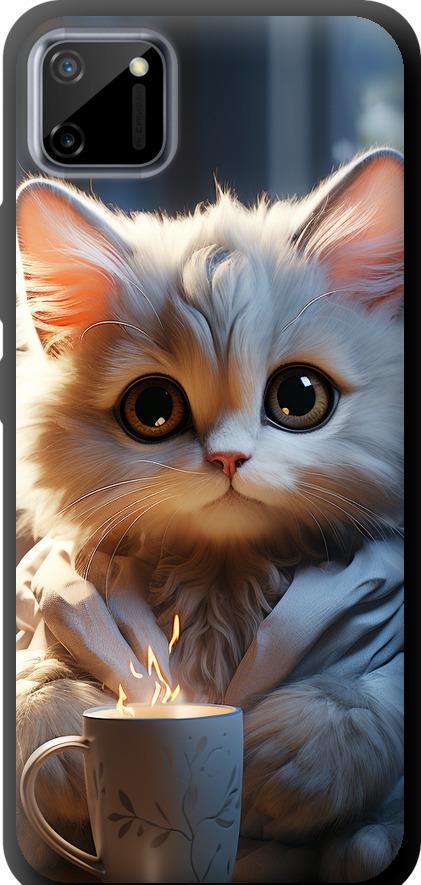 Чехол на Realme C11 2020 White cat (5646b-2031-42517) Чехол на Realme C11 2020 White cat (5646b-2031-42517)
