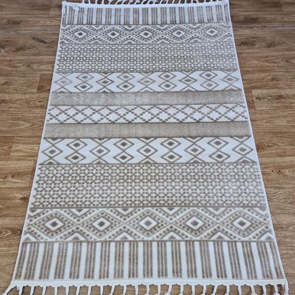 Ковер акриловый Garden 0,6х1 м Кремовый/Бежевый (05048) - фото 2 Ковер акриловый Garden 0,6х1 м Кремовый/Бежевый (05048) - фото 2