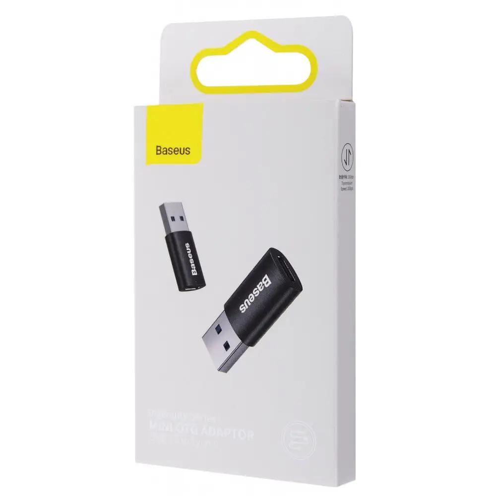 Переходник Baseus Ingenuity Series Mini OTG штекер USB 3.1 вход Type-C передача 10 Гб/с (ZJJQ000103) - фото 6