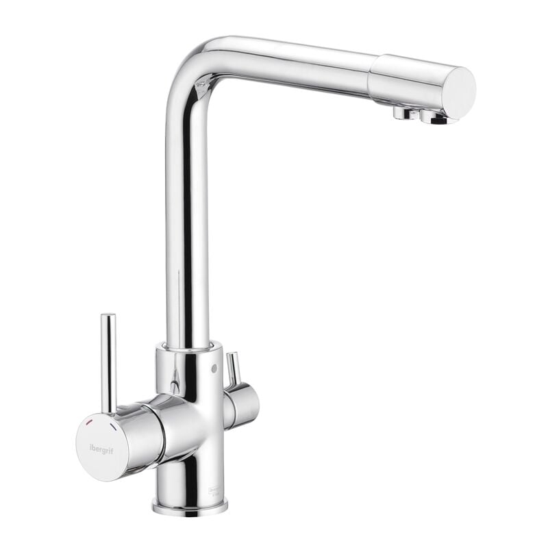 Смеситель для кухни с выходом для питьевой воды Ibergrif M22109 (IB0074)