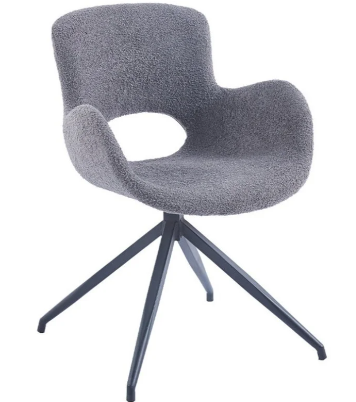 Кухонний стілець GERDA поворот 180° Сірий (32675867)